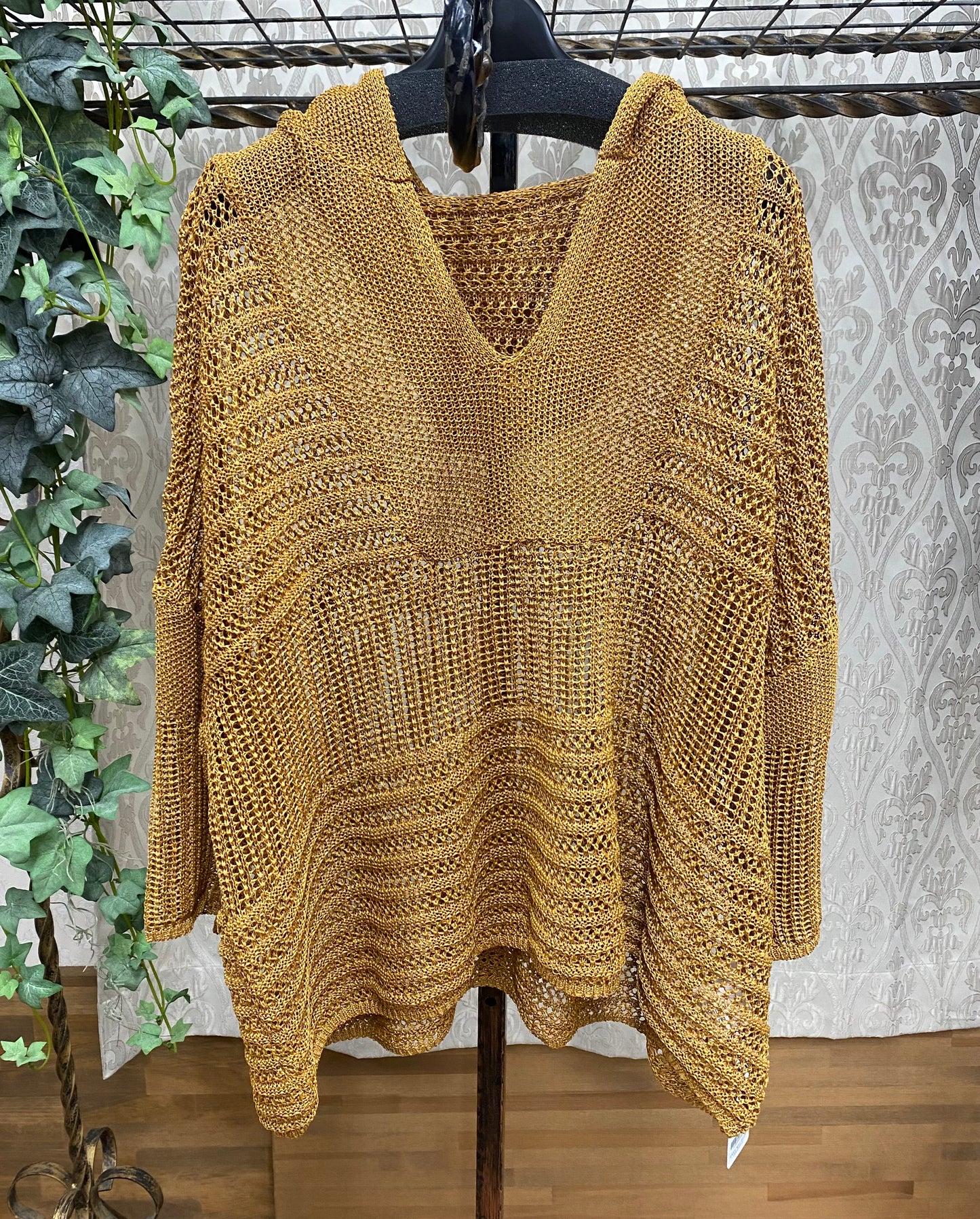 C‘SET MOIJEU透かし編みフーディー