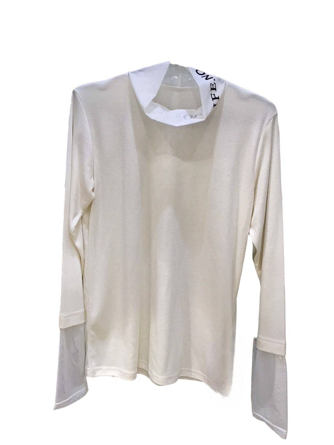 ◎Eimee Law フロッキーテキストハイネックTOPS