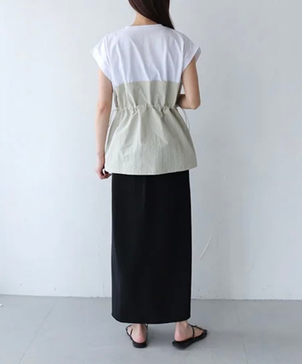 ☆【6月21日追加】異素材ドッキングTシャツ
