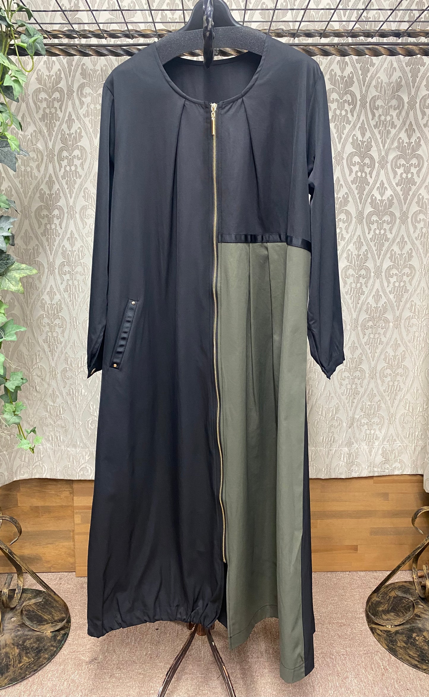 アシメロングZIPコートOP