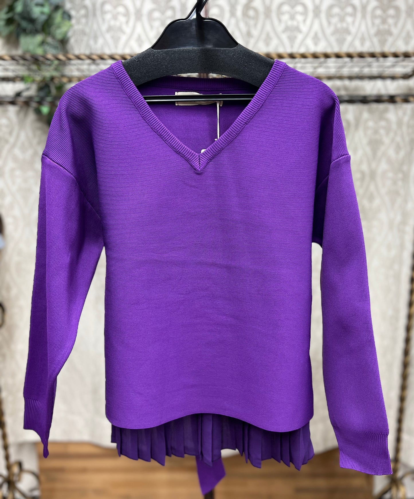TEVALT バックプリーツKNIT
