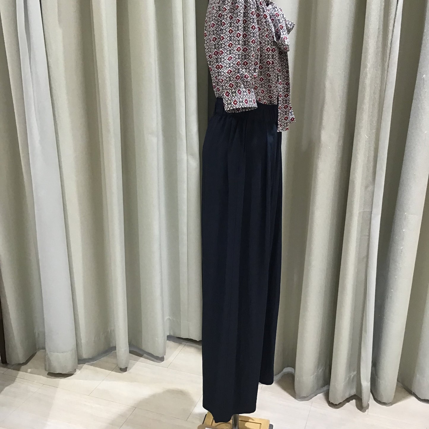 ◎cafune タックワイドパンツ