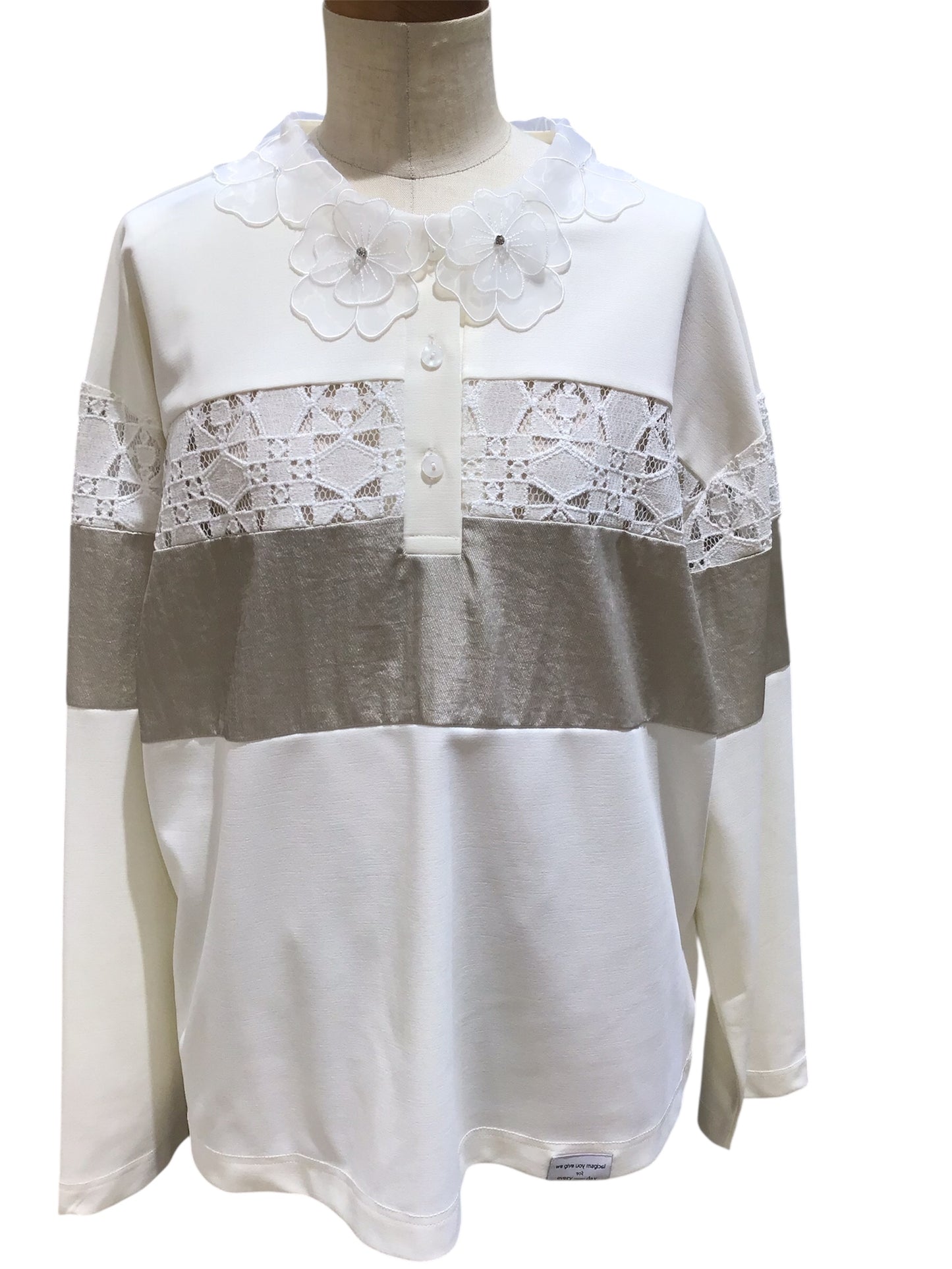 ◎Eimee LawレースカラーポロラガーTOPS