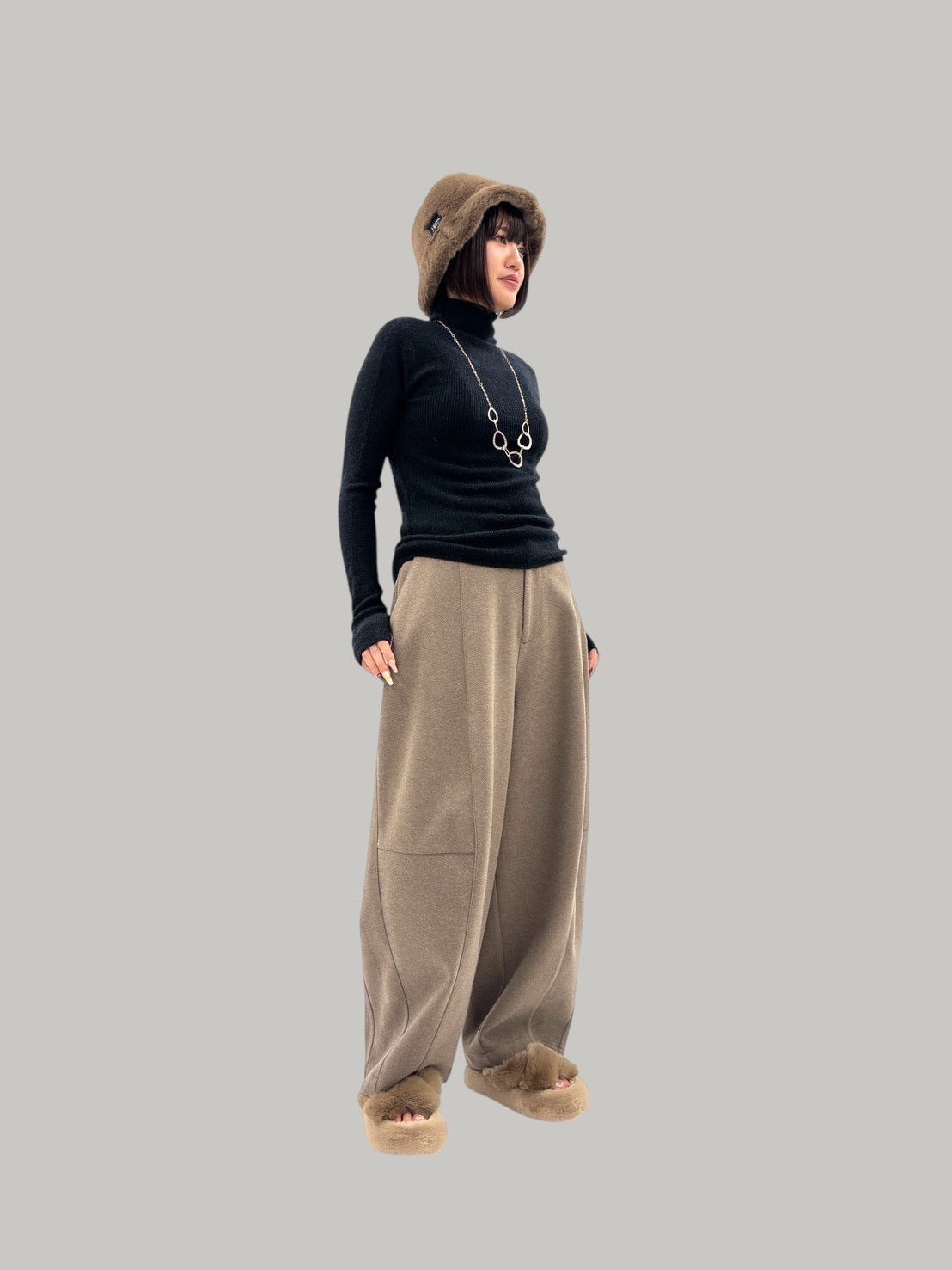 【予約商品】ayane ニードルパンチバレルレッグPT