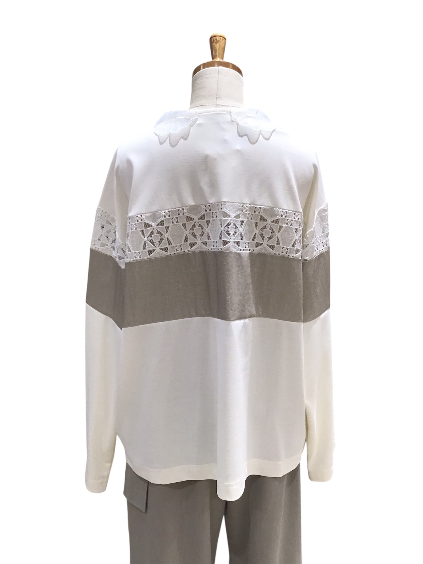 ◎Eimee LawレースカラーポロラガーTOPS