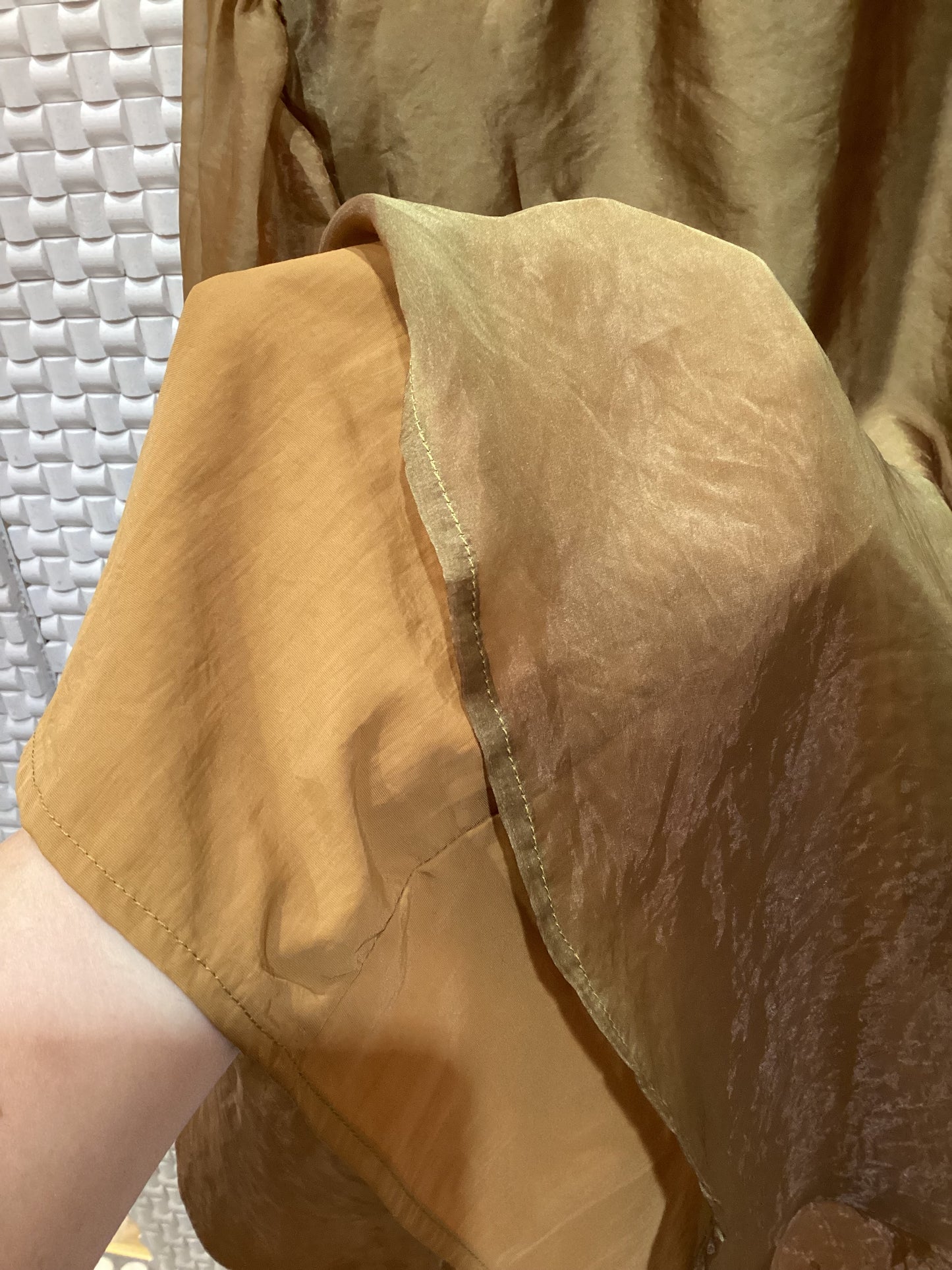 ◯オーガンジーギャザーフレアSK