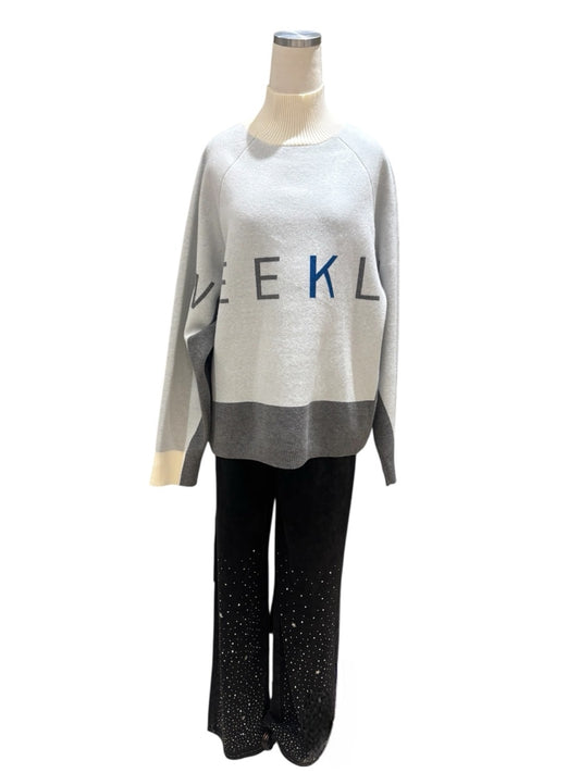 ◎Eimee LawバックロゴJQトリミングタートルニット