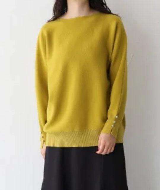 vingtrois シルバーパールドルマンニット
