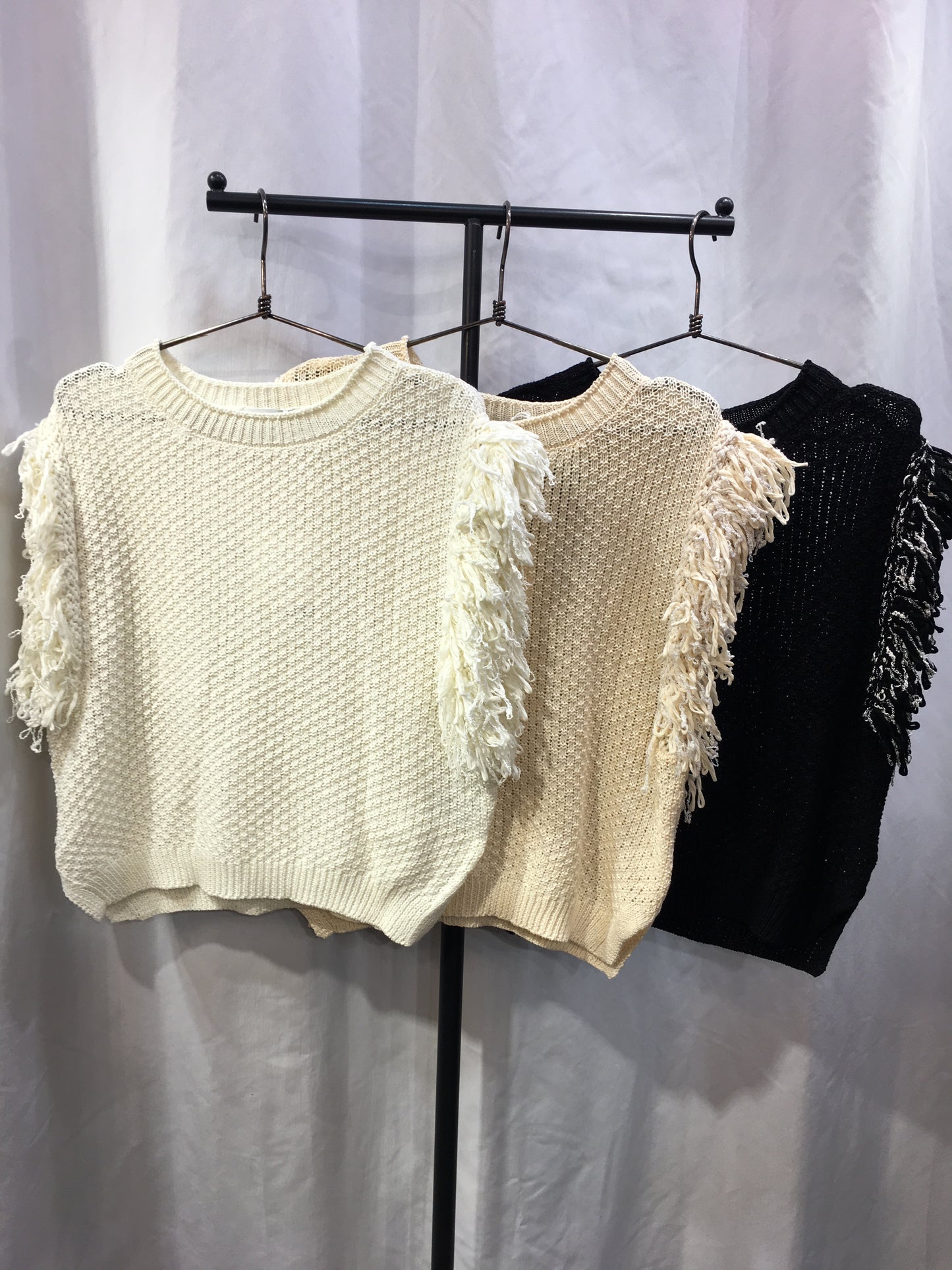 ☆ ☆CHIGNON フリンジパネルベスト