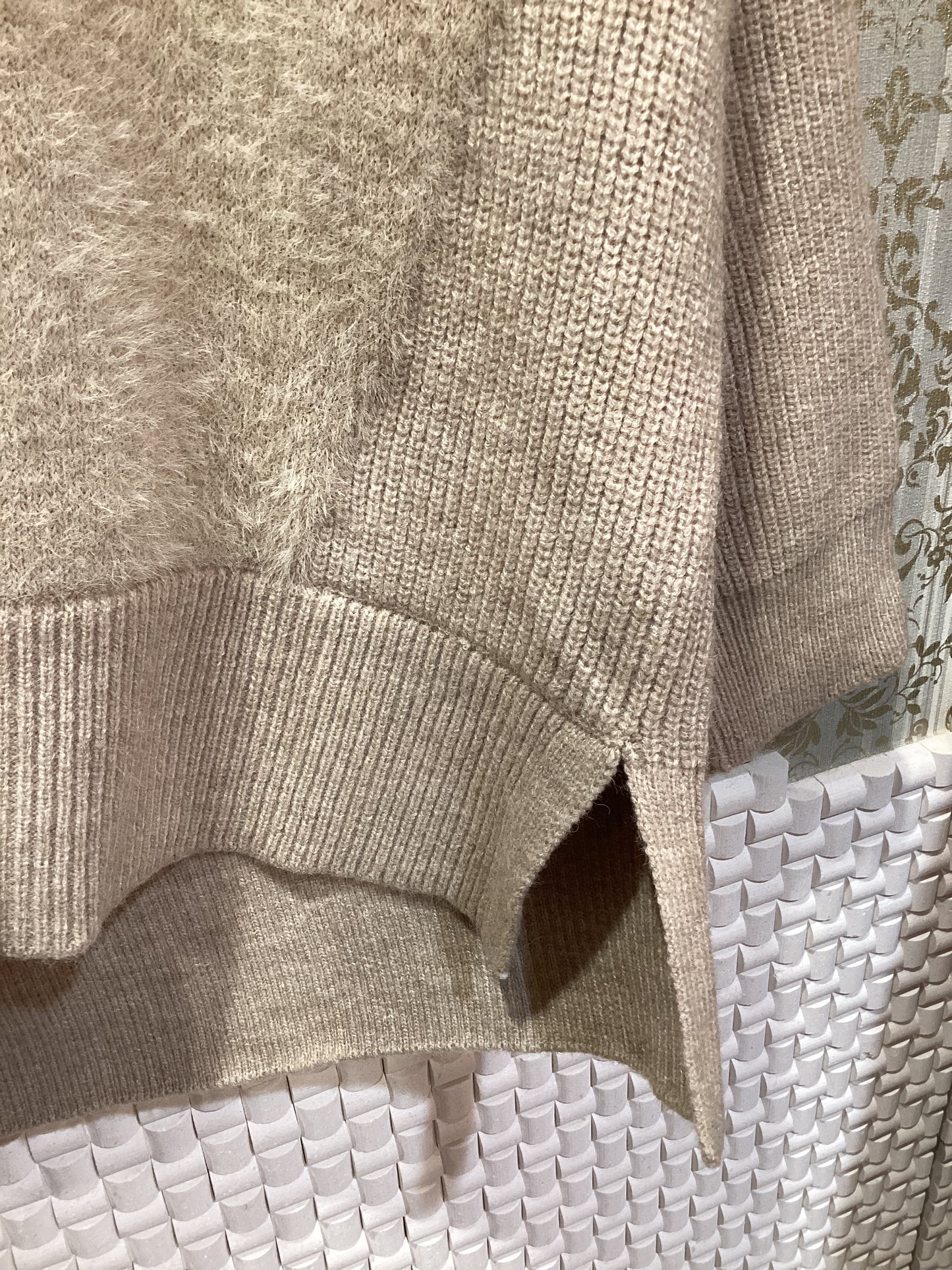 ◯異素材ニットPO