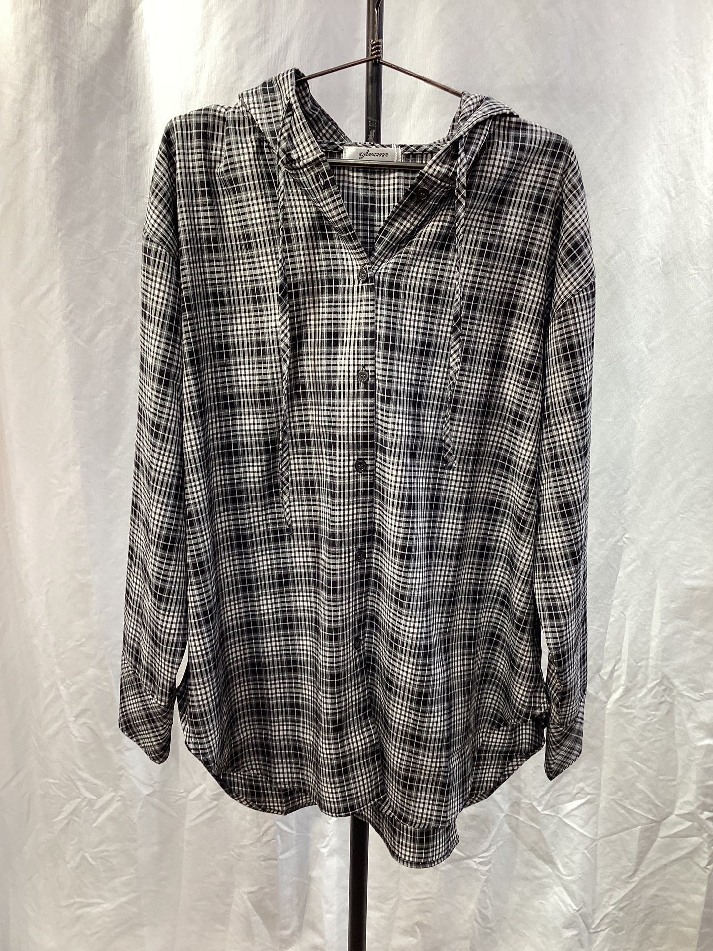 ☆チェックフーディSH