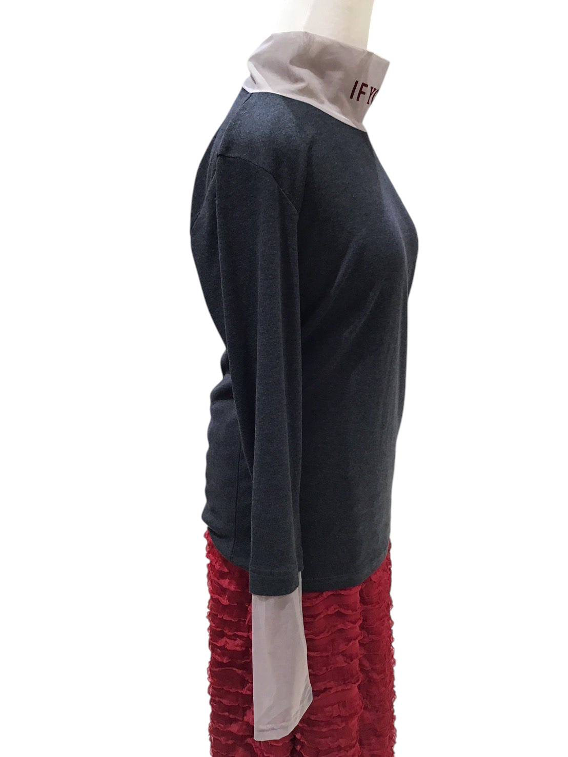 ◎Eimee Law フロッキーテキストハイネックTOPS
