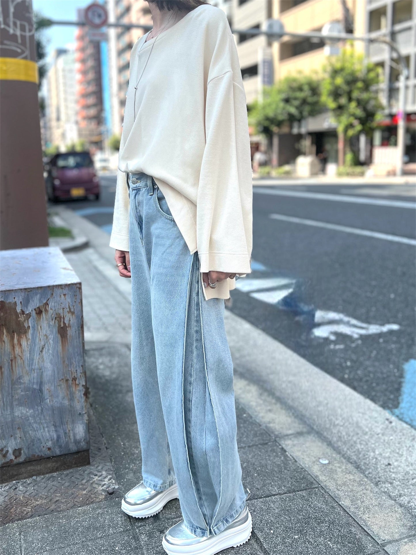 ☆【12月27日再入荷】YENNサイドタックデニム