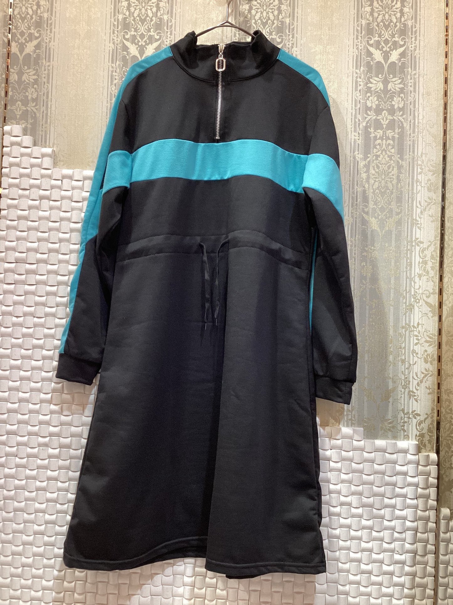 ◯配色ハーフZIPチュニック