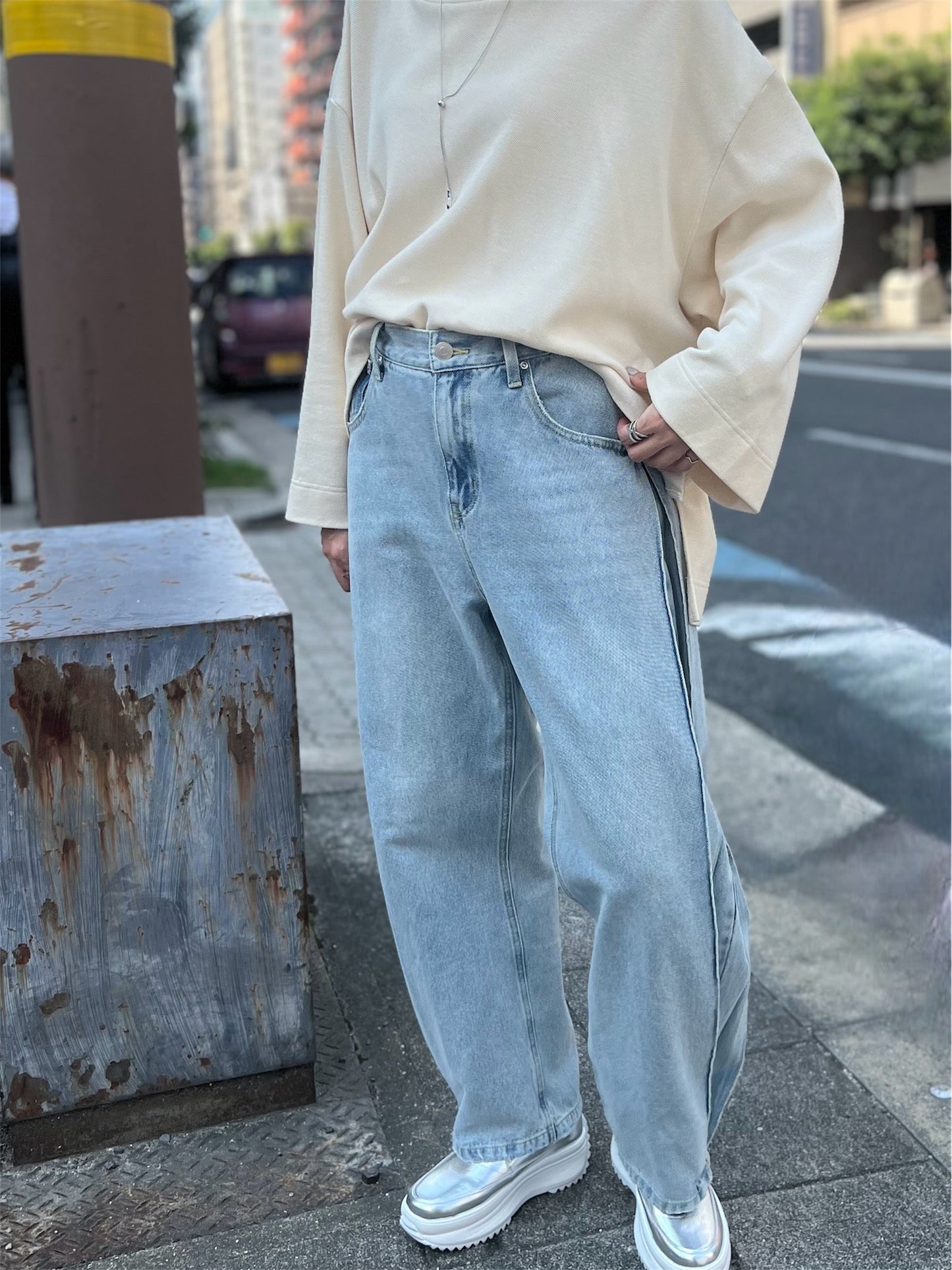 ☆【12月27日再入荷】YENNサイドタックデニム