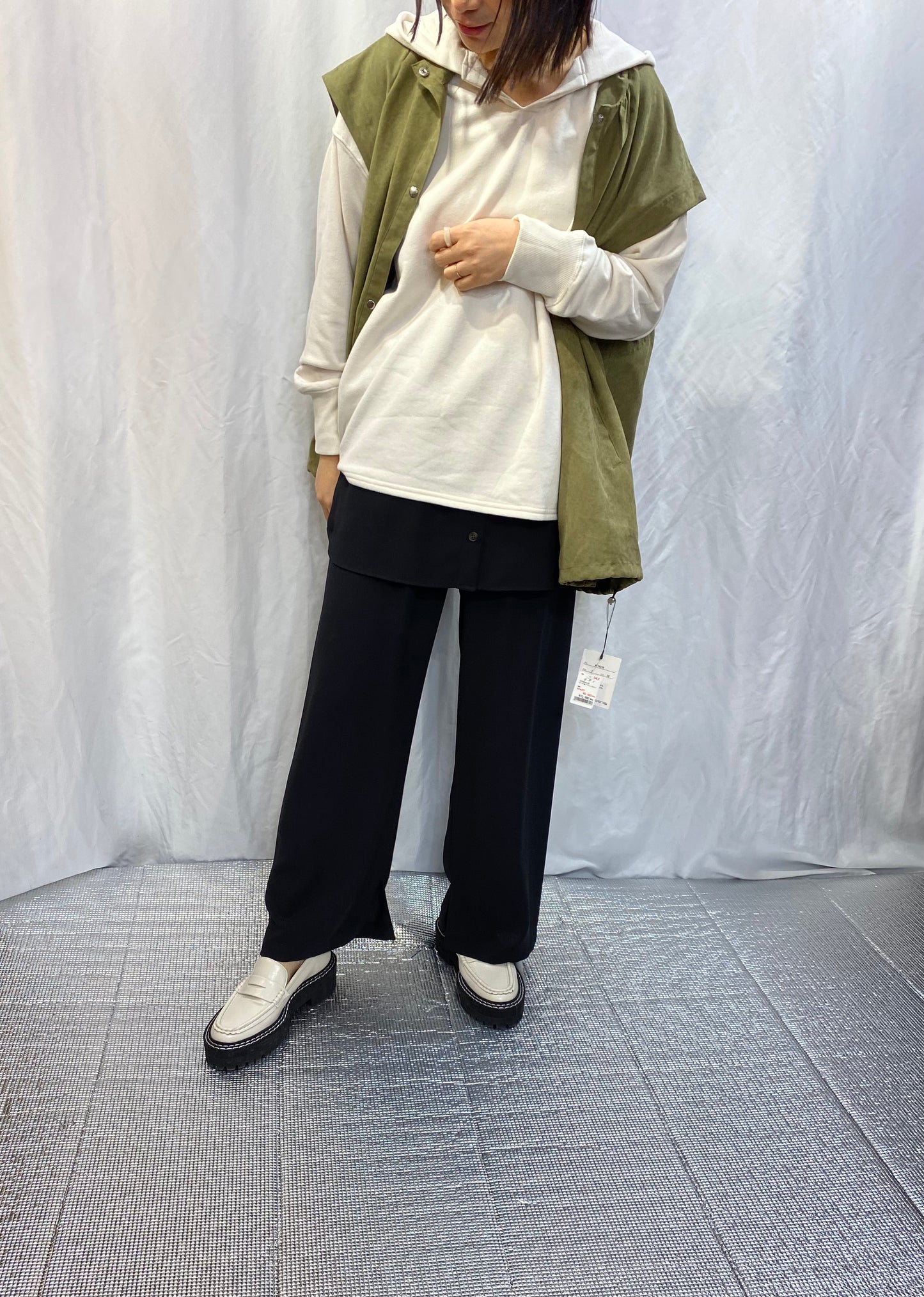 ☆ピーチ裾ドロストベスト