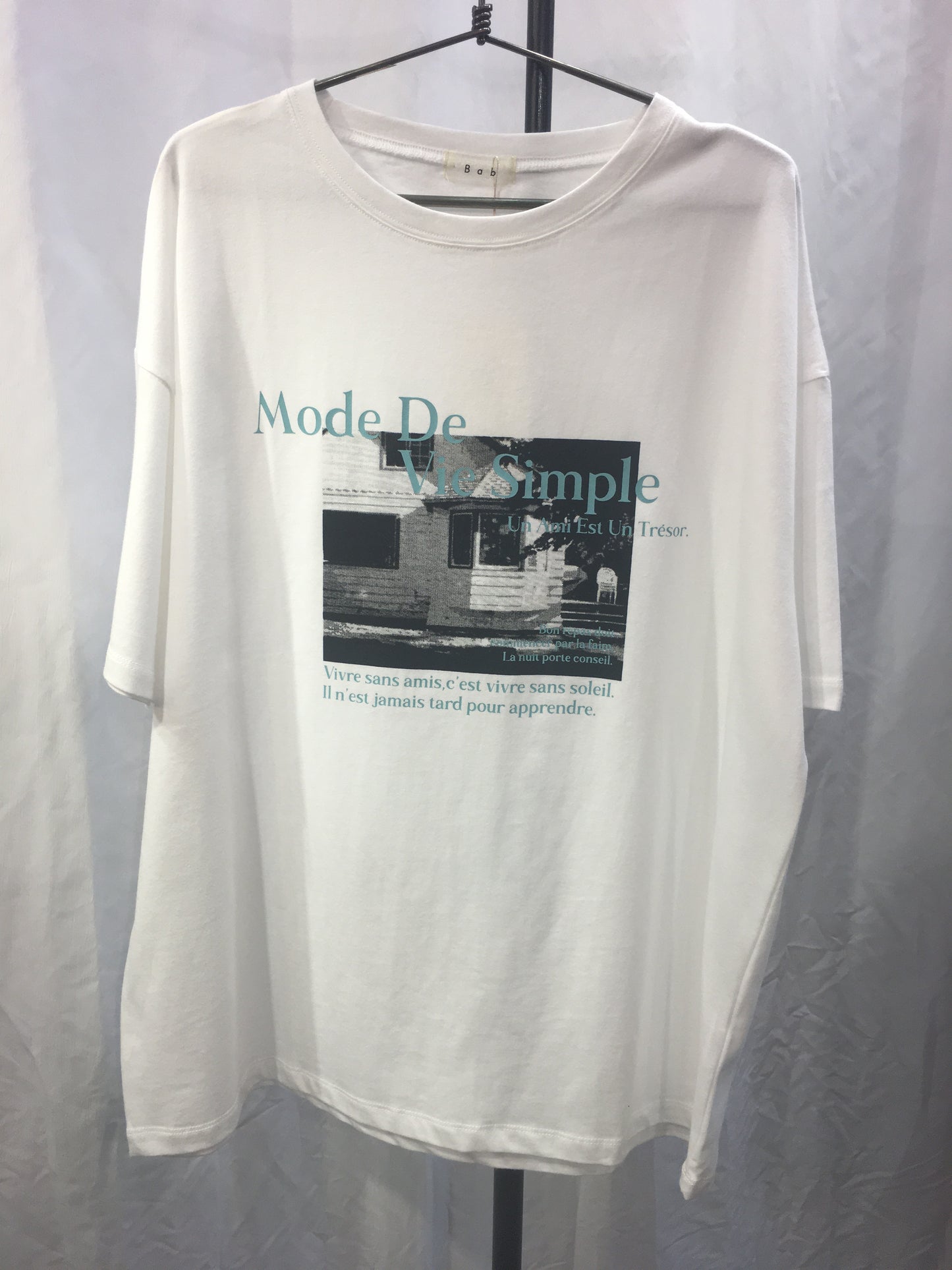 ☆Bab フォトプリントカラーロゴTシャツ