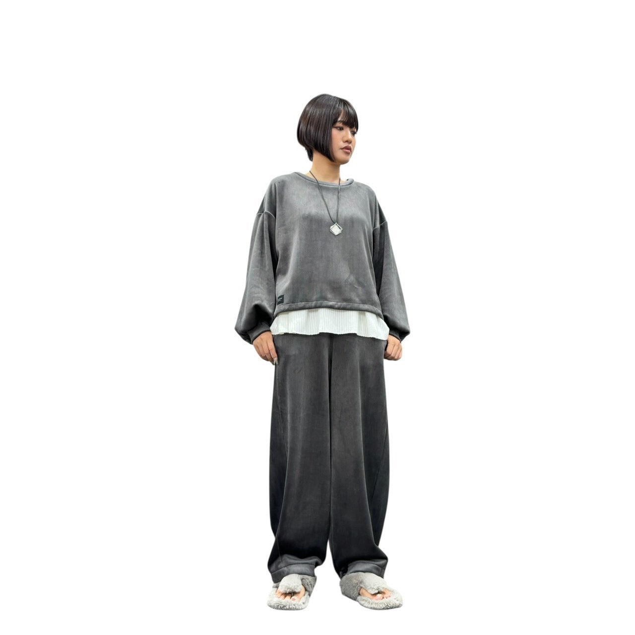 【予約商品11月末〜12月初】ayane ボンバーコーデュロイPO