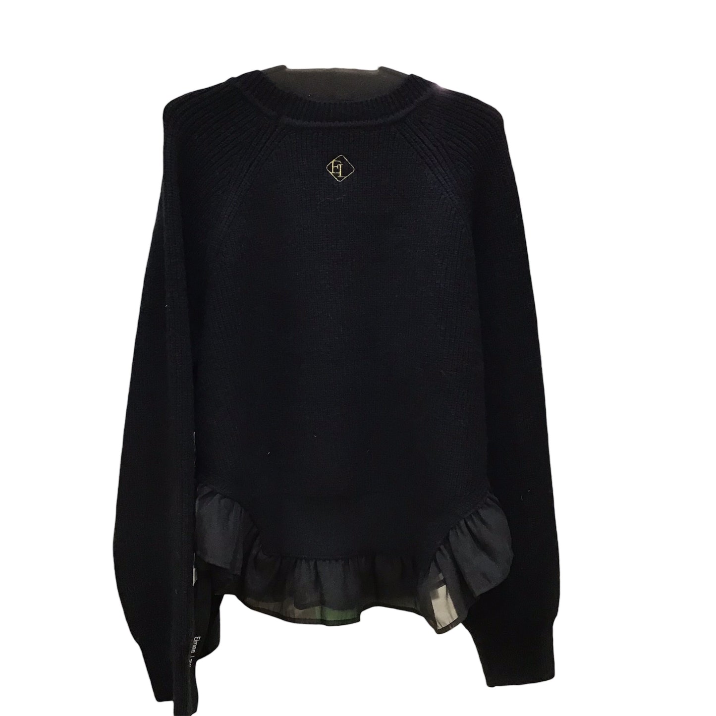 ◎Eimee Law フリルデザインラグランニット