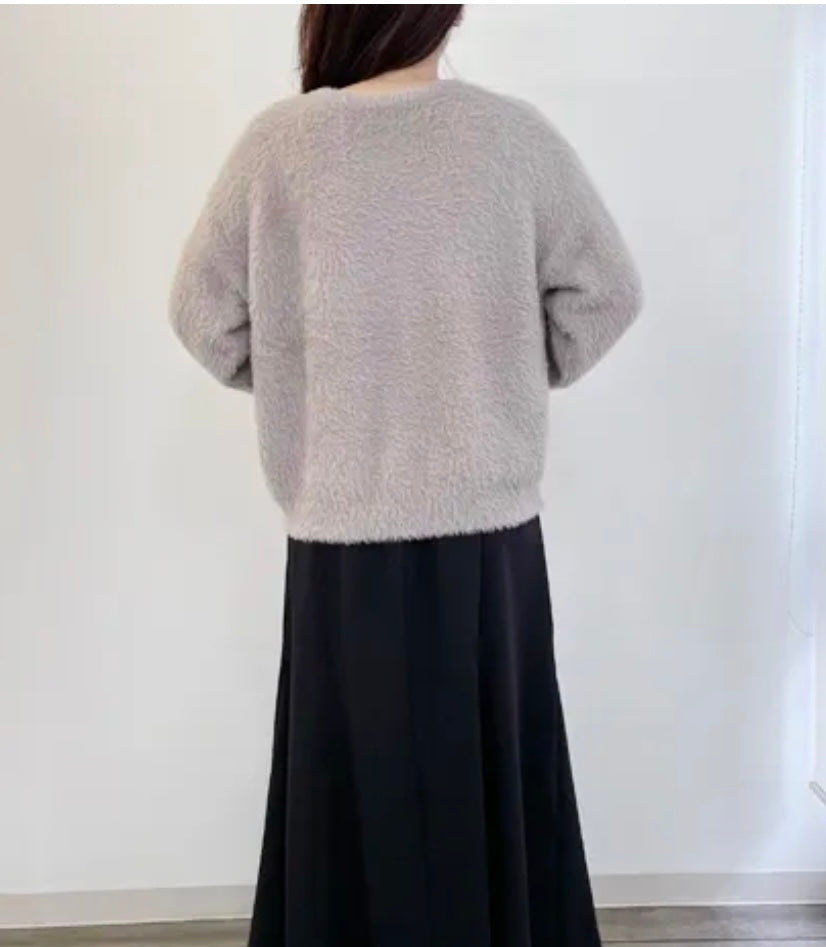 vingtrois シャギーロゴニット