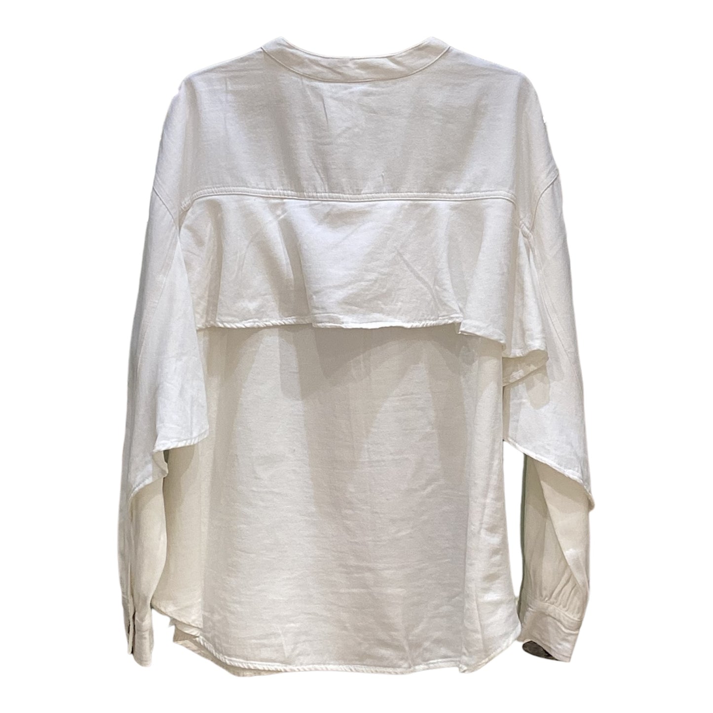 ◎【再入荷】バックフリルデニムSH