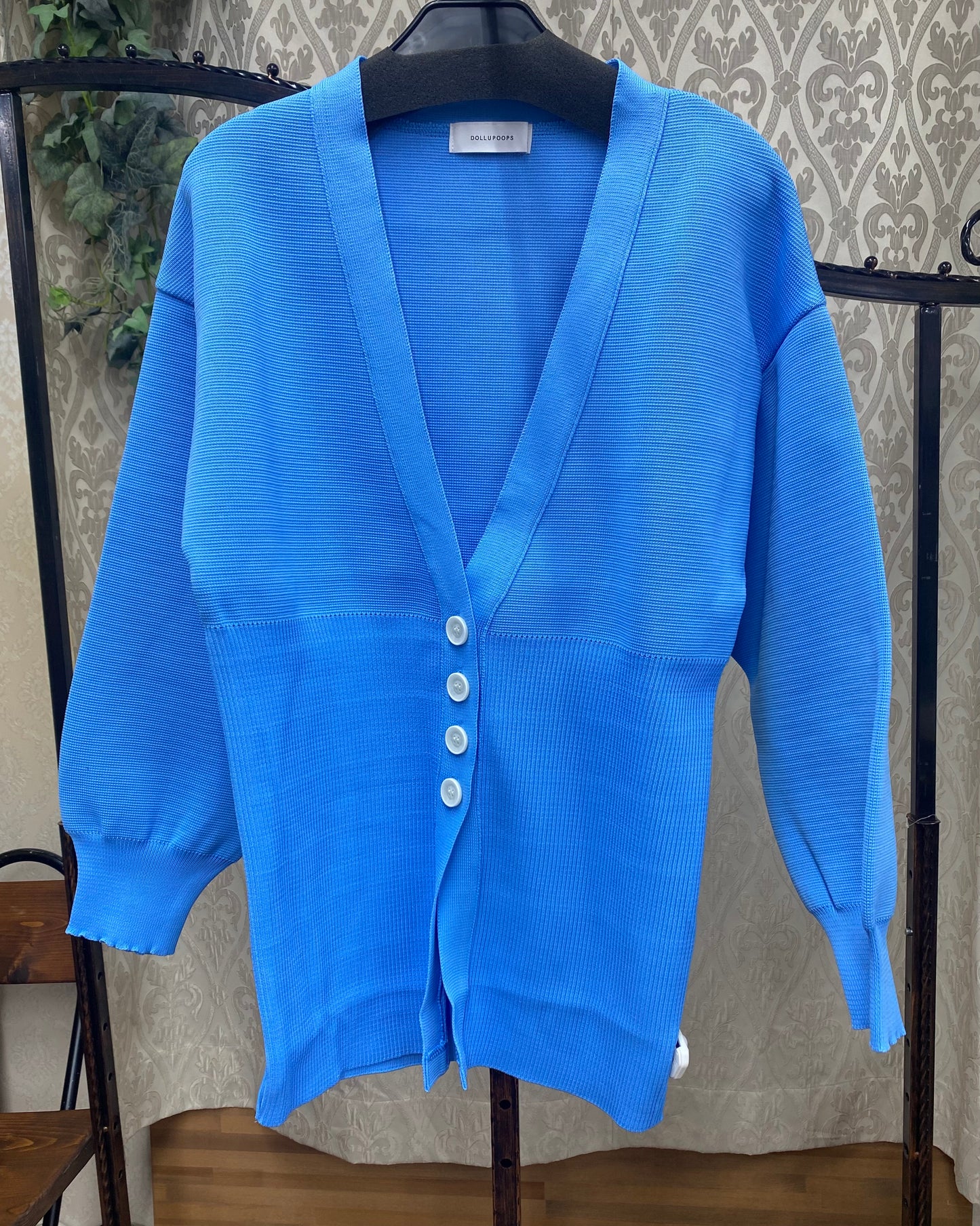 DOLLUPOOPSカラーニットカーデ