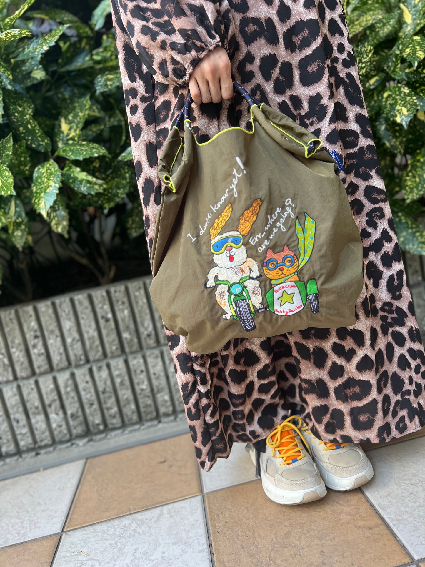 Ball & Chainエコバッグ(M) B.GREEN.BIKE