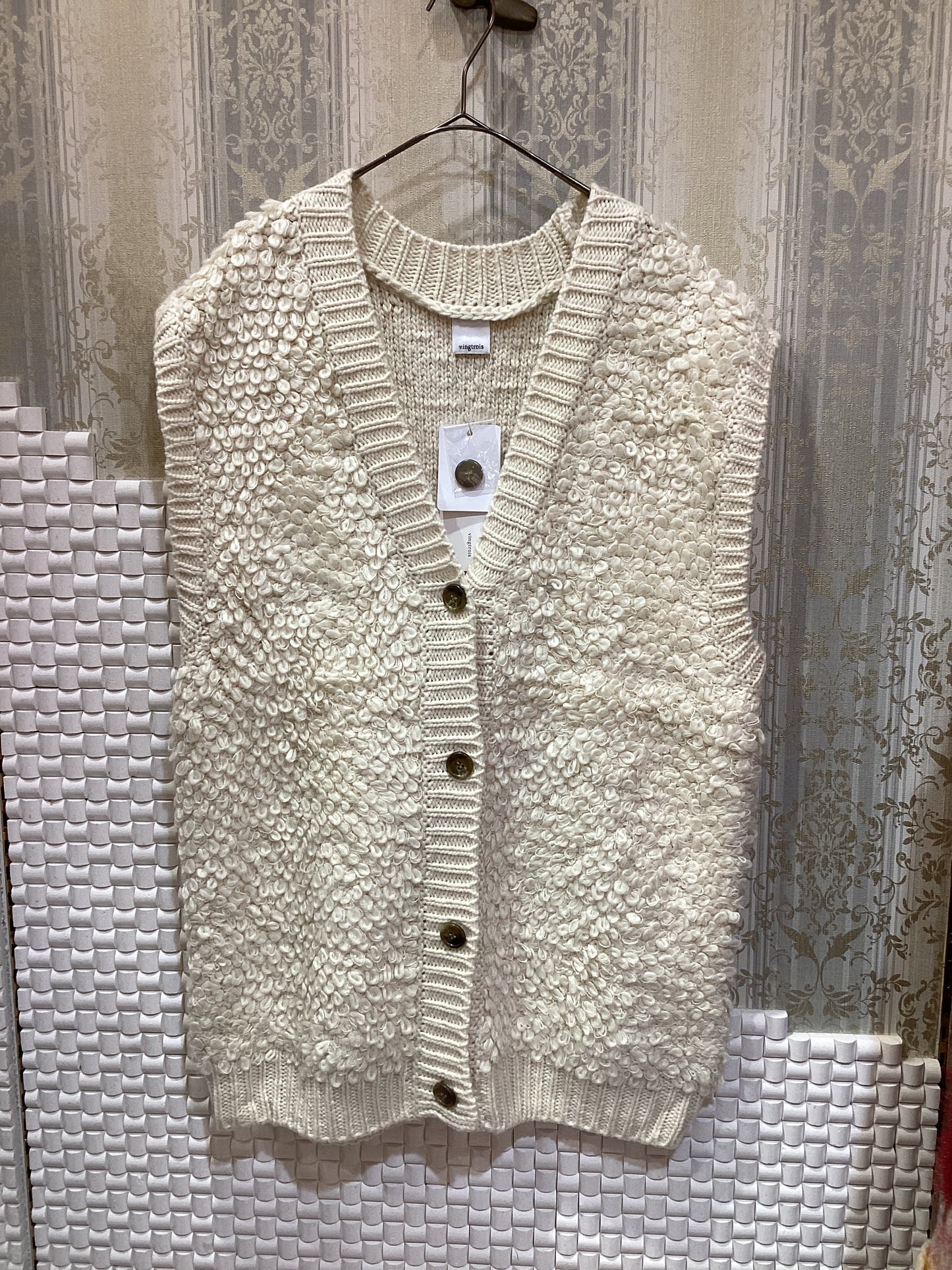 vingtroisプードルKNITベスト