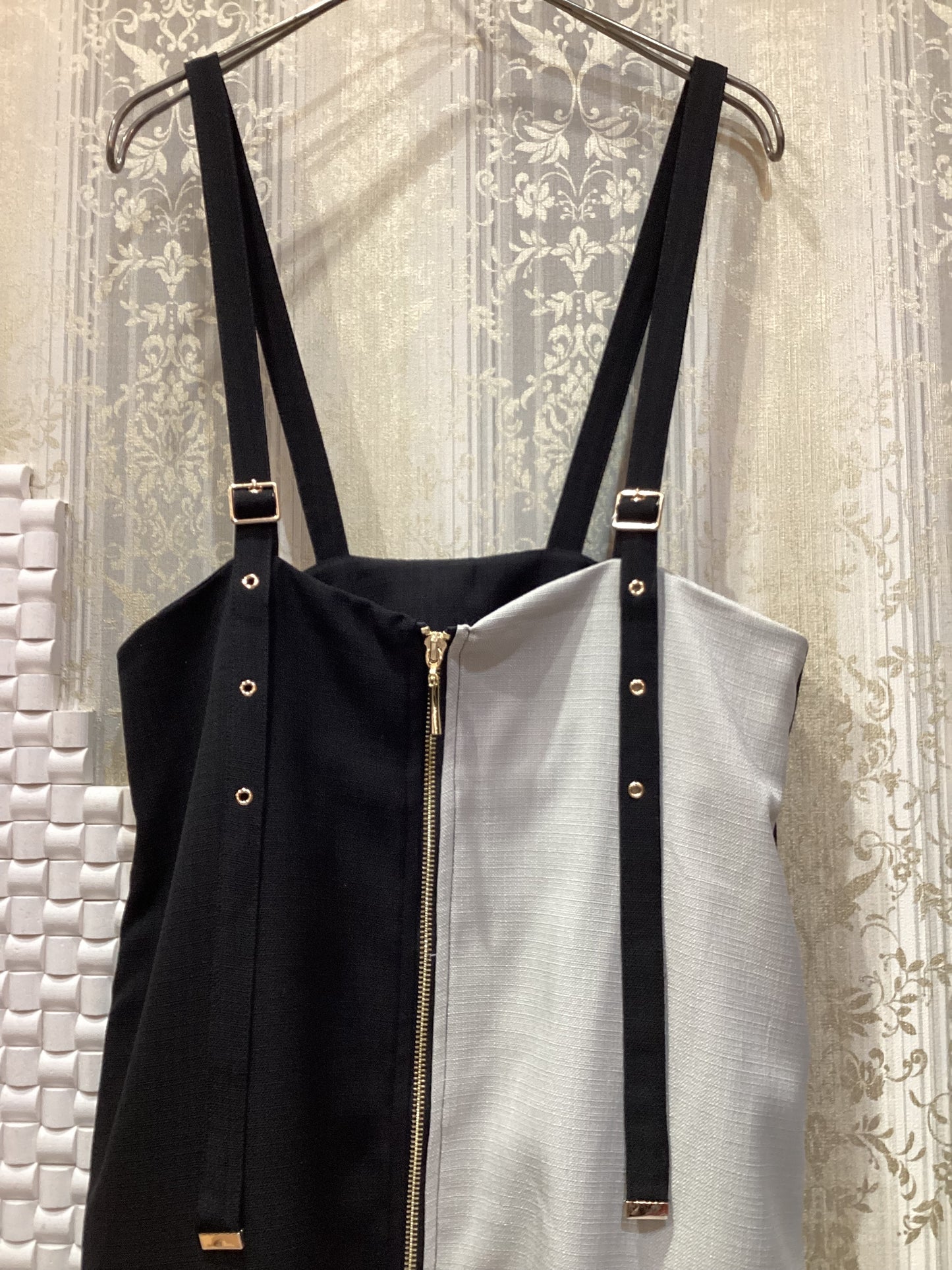 ◯ファンシーツイードロングZIP JSK