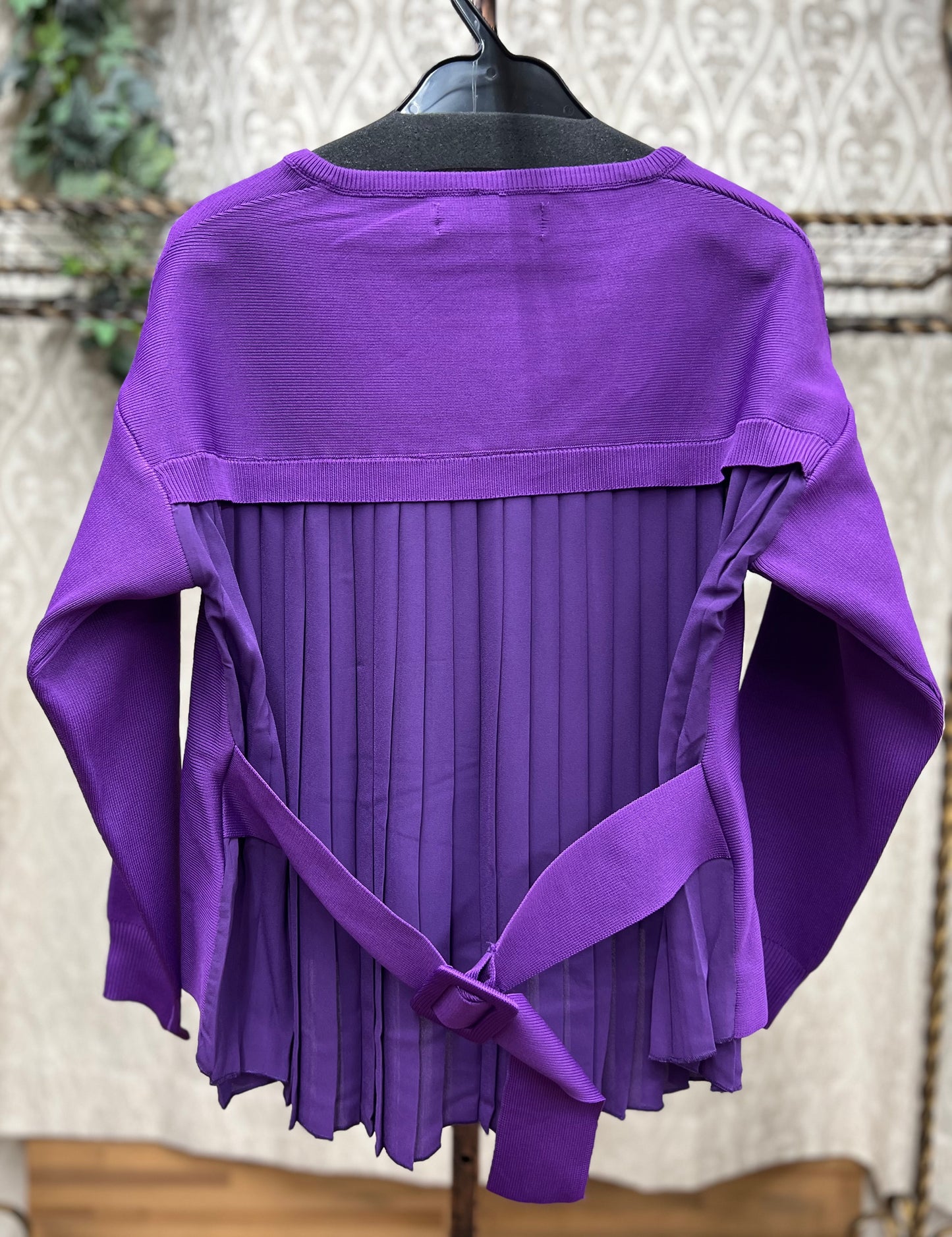 TEVALT バックプリーツKNIT