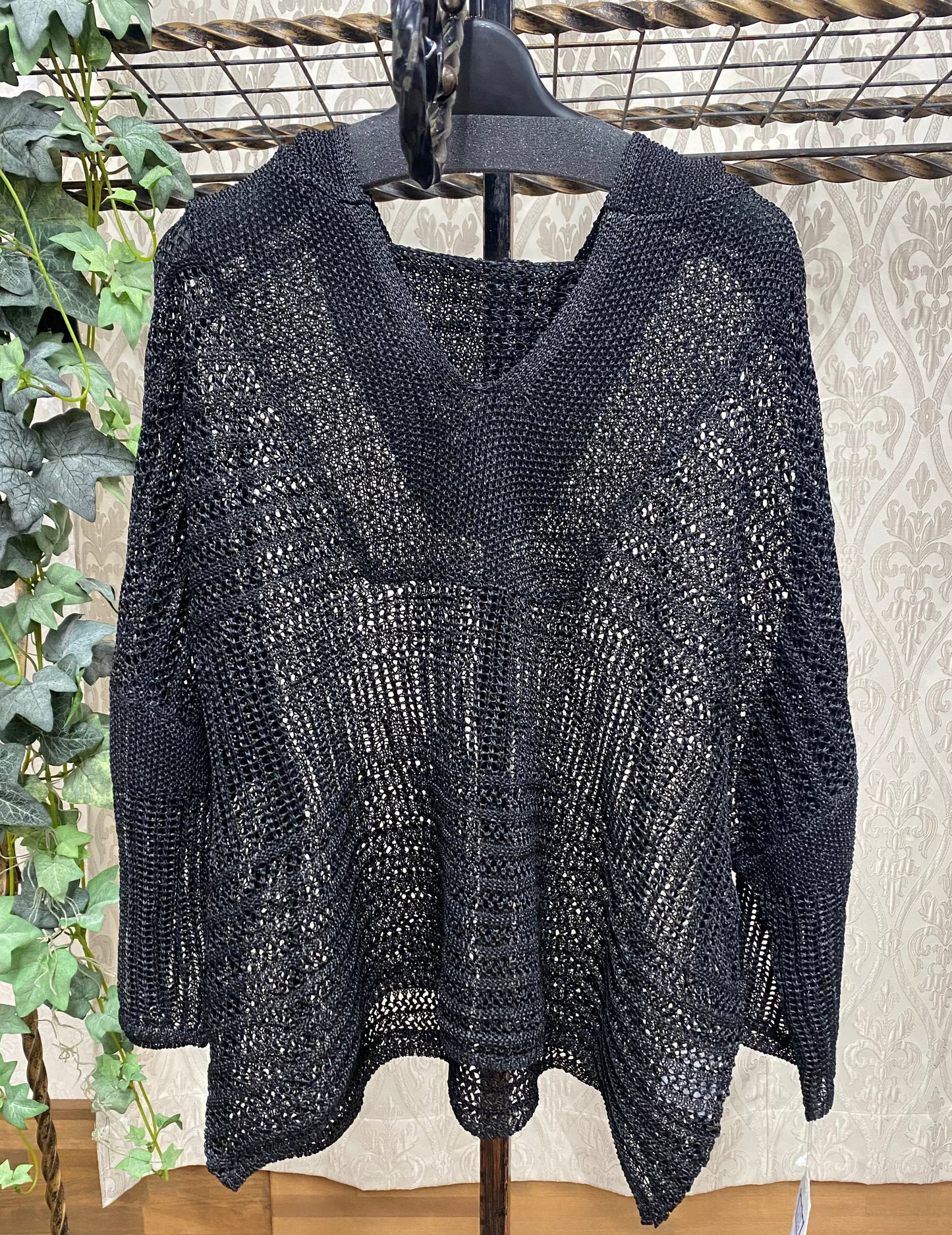 C‘SET MOIJEU透かし編みフーディー