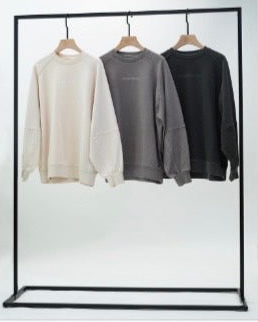 【予約商品11月中旬】 33℃ 裏起毛ピグメント バックパッチ c/n po