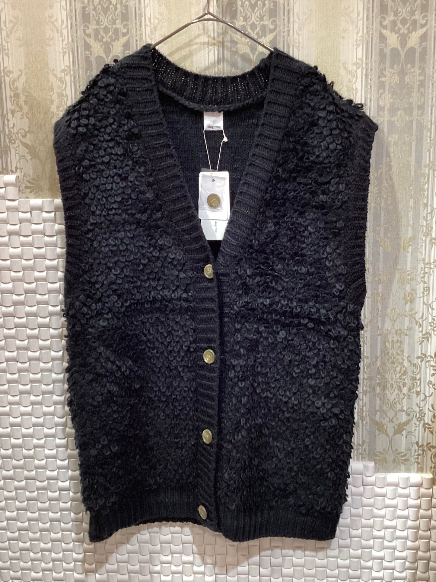 vingtroisプードルKNITベスト