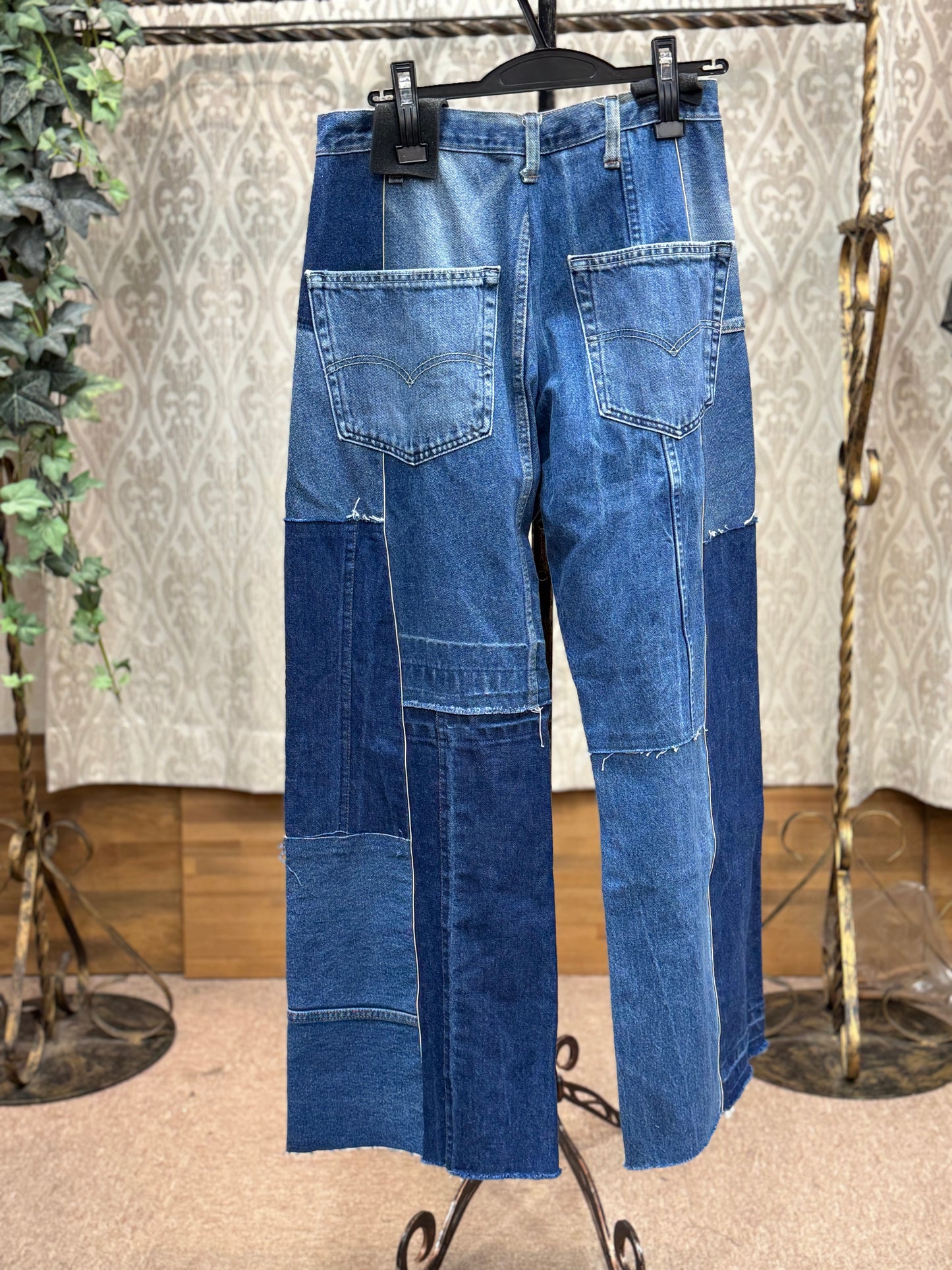 REHERSALL リメイクデニムパンツ
