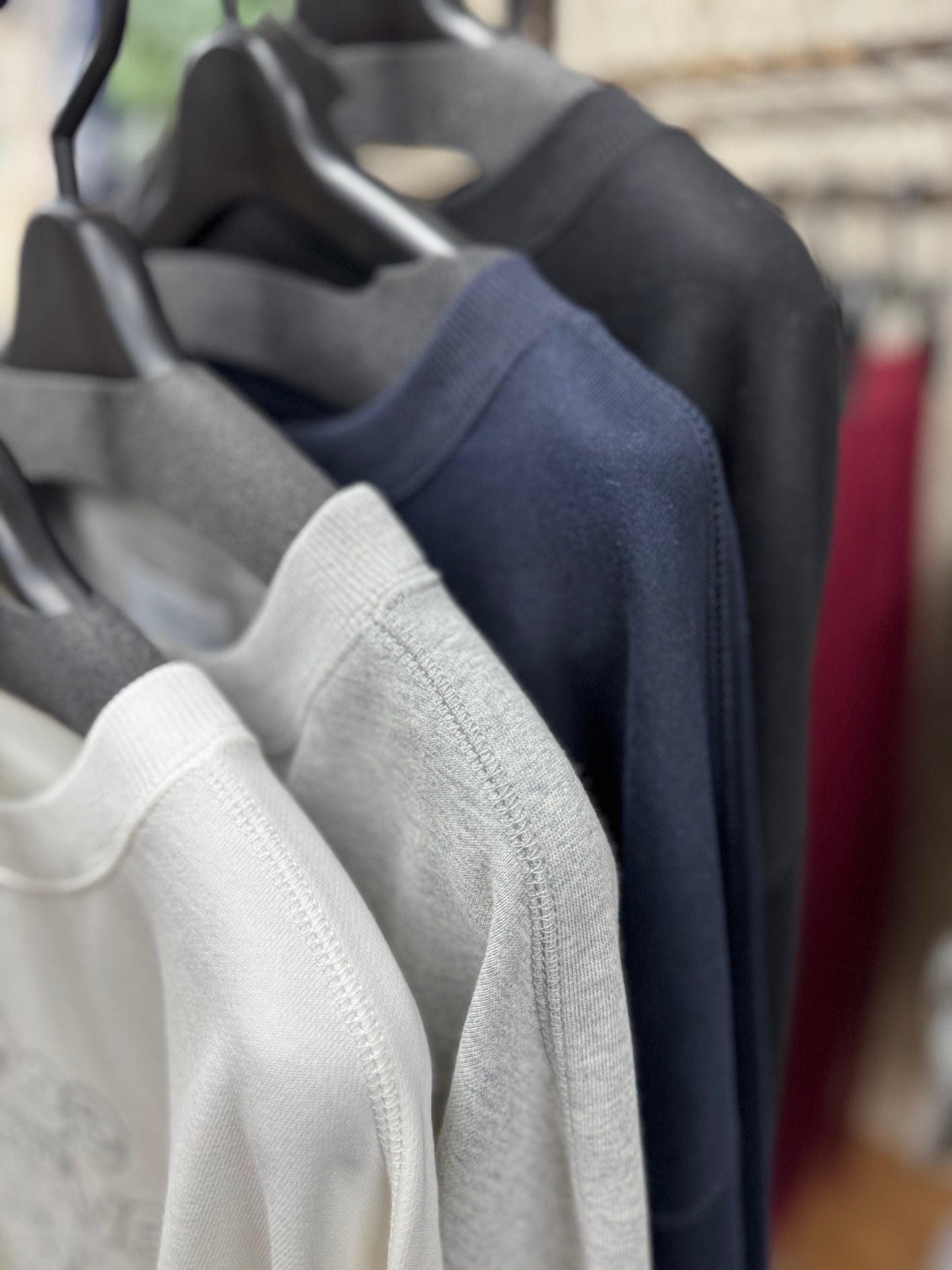 MARIED'OR フロントロゴ刺繍ドルマンスウェット