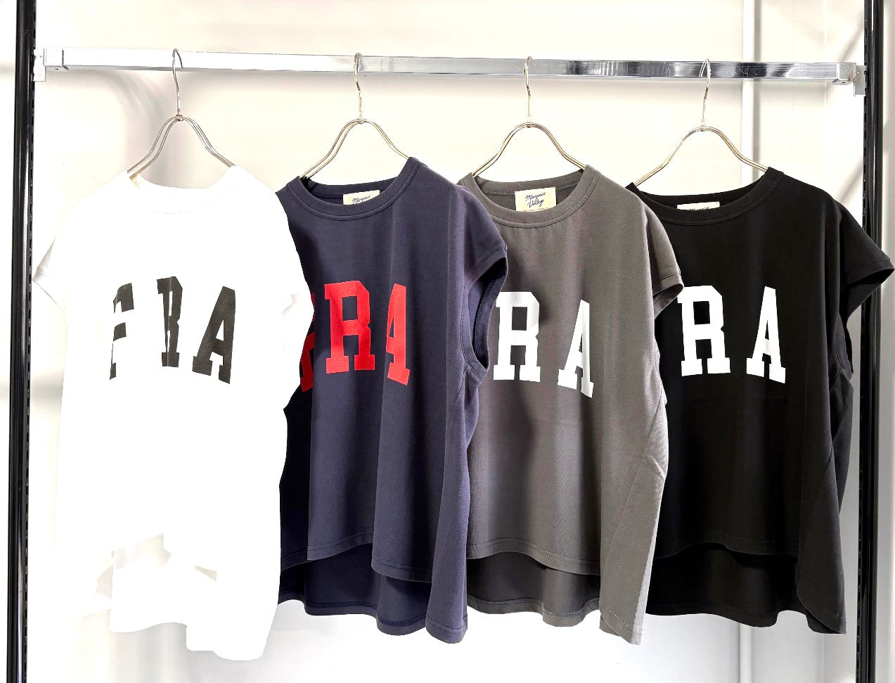 MARGAUX VINTAGE ノースリーブロゴTee