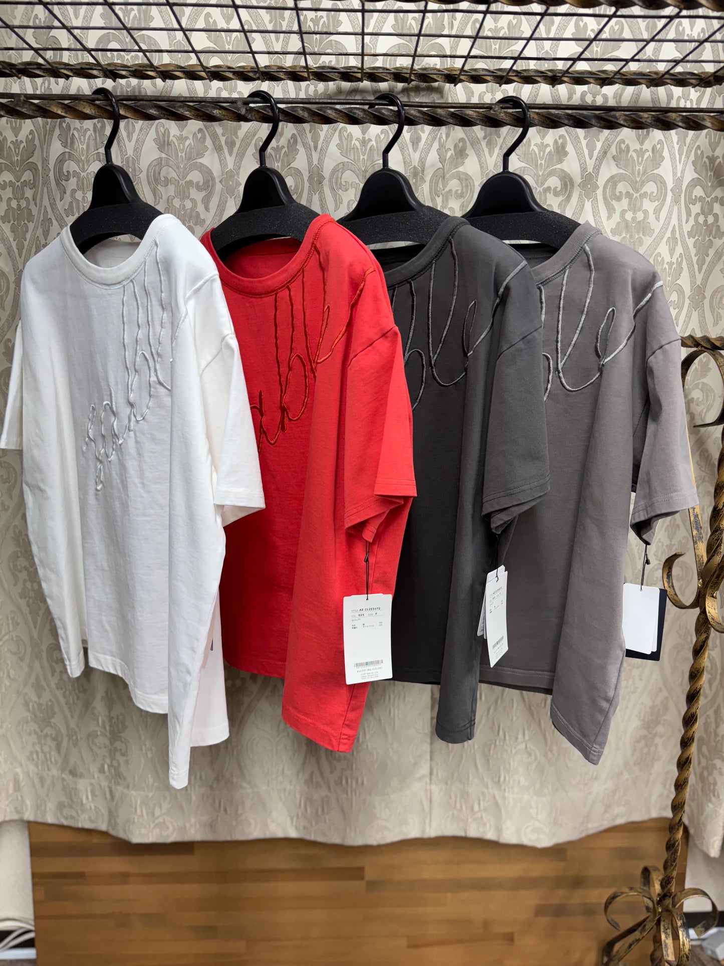 ATELIER SIX製品染ロゴ刺繍PO