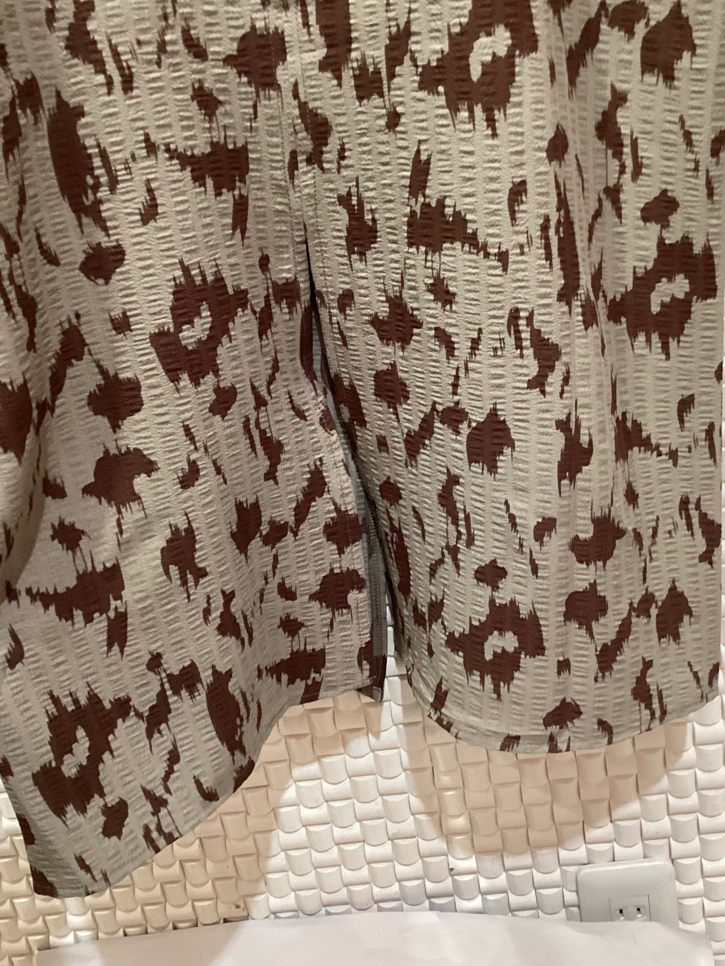 ◯レオパードロングZIPジレ