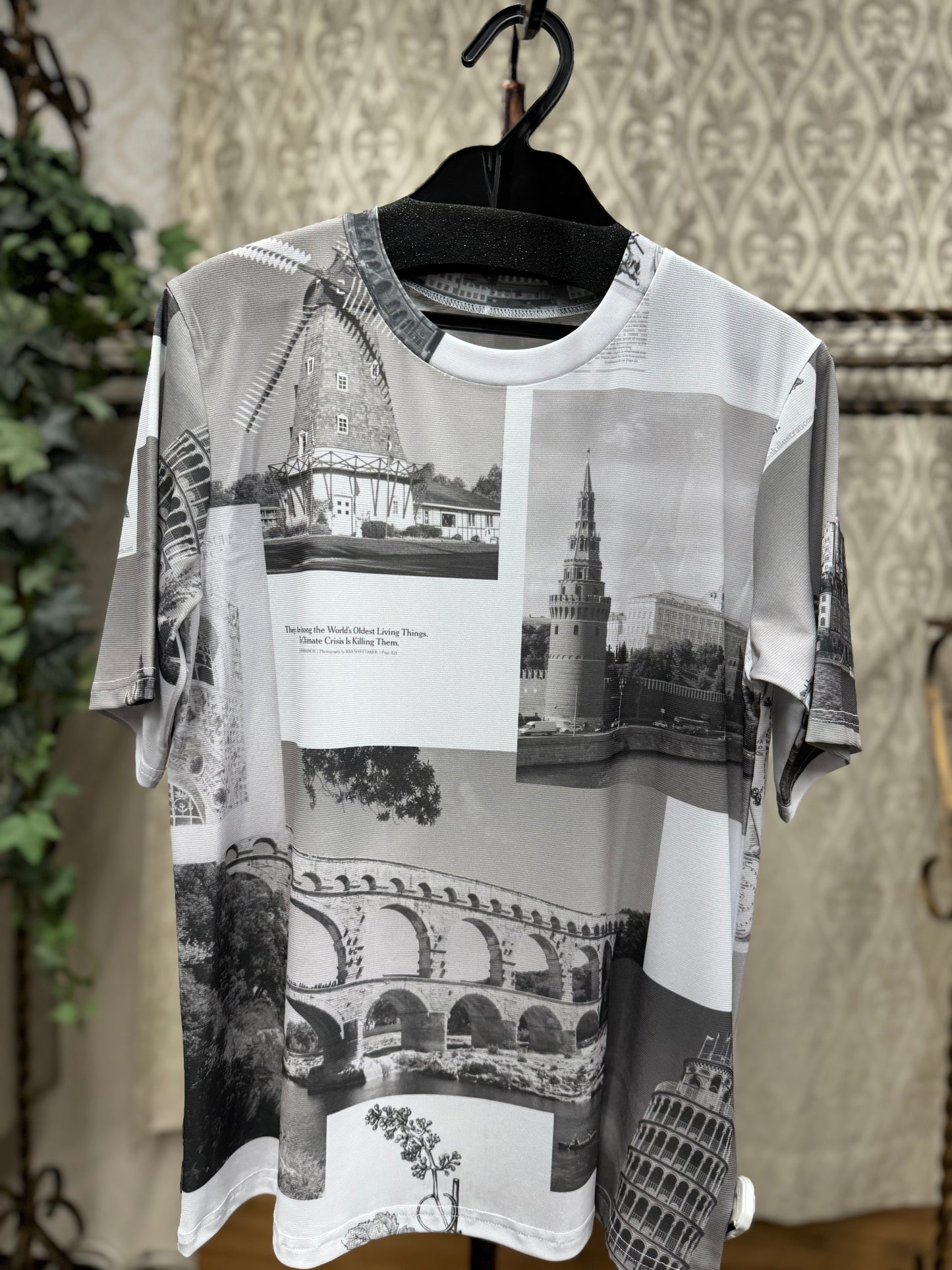 TEVALT 風景プリントシアートップス