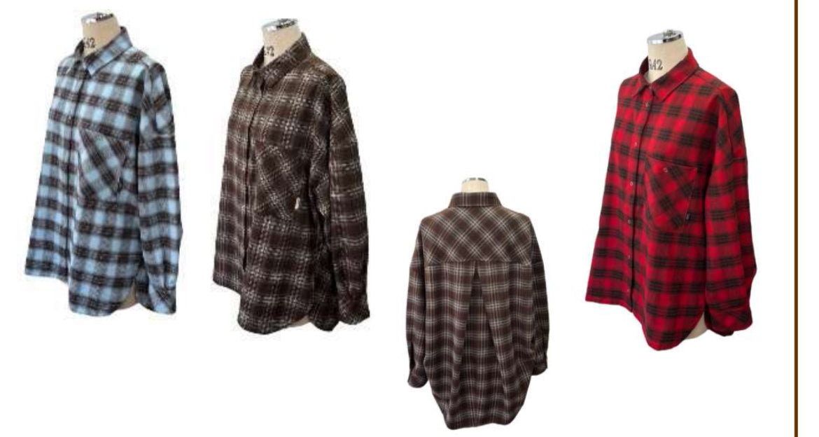 【予約商品11月末〜12月初】ayane 微起毛チェックシャツ