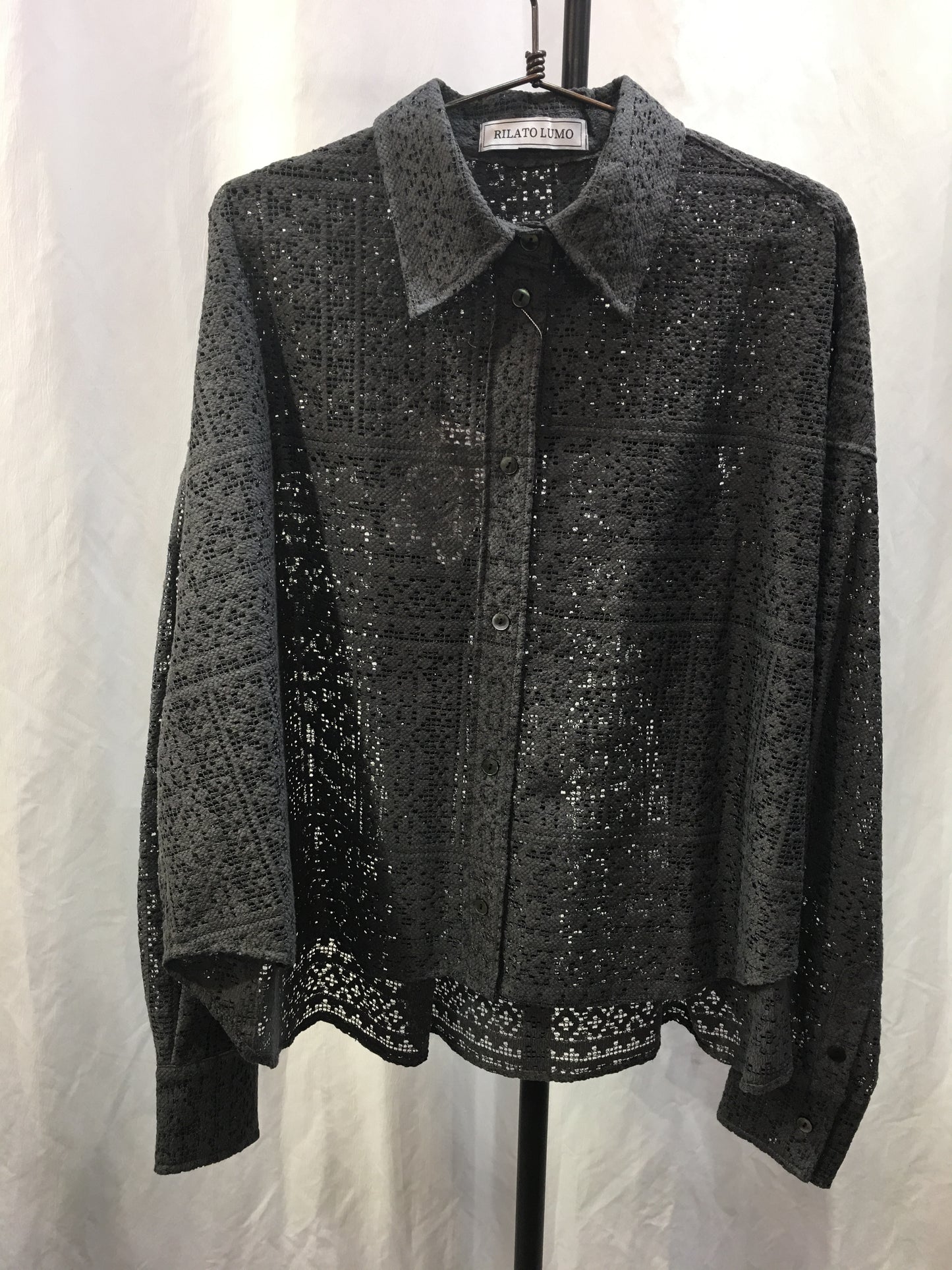 ☆RILATO Organic cotton Lace short shirt