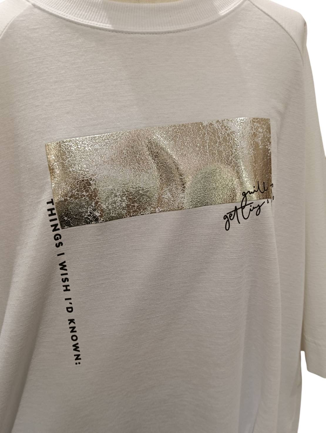 ◎箔バープリントラグランTOPS