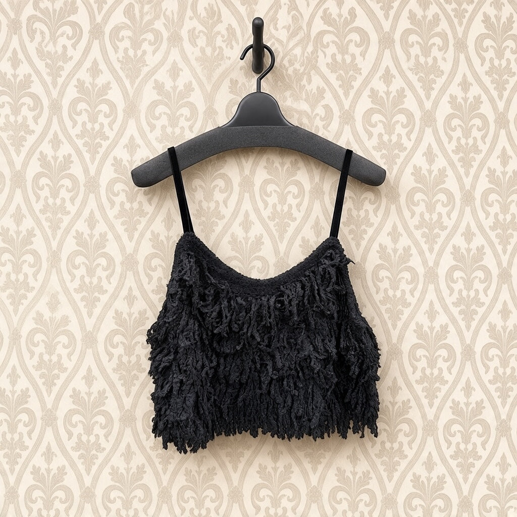 Dignite collier ループニットビスチェ