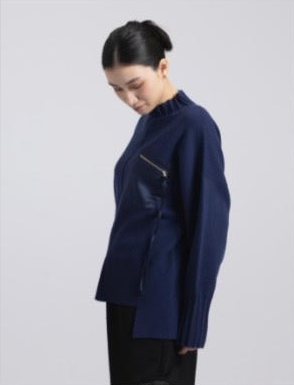 33℃ 胸ポケZIP Knit po