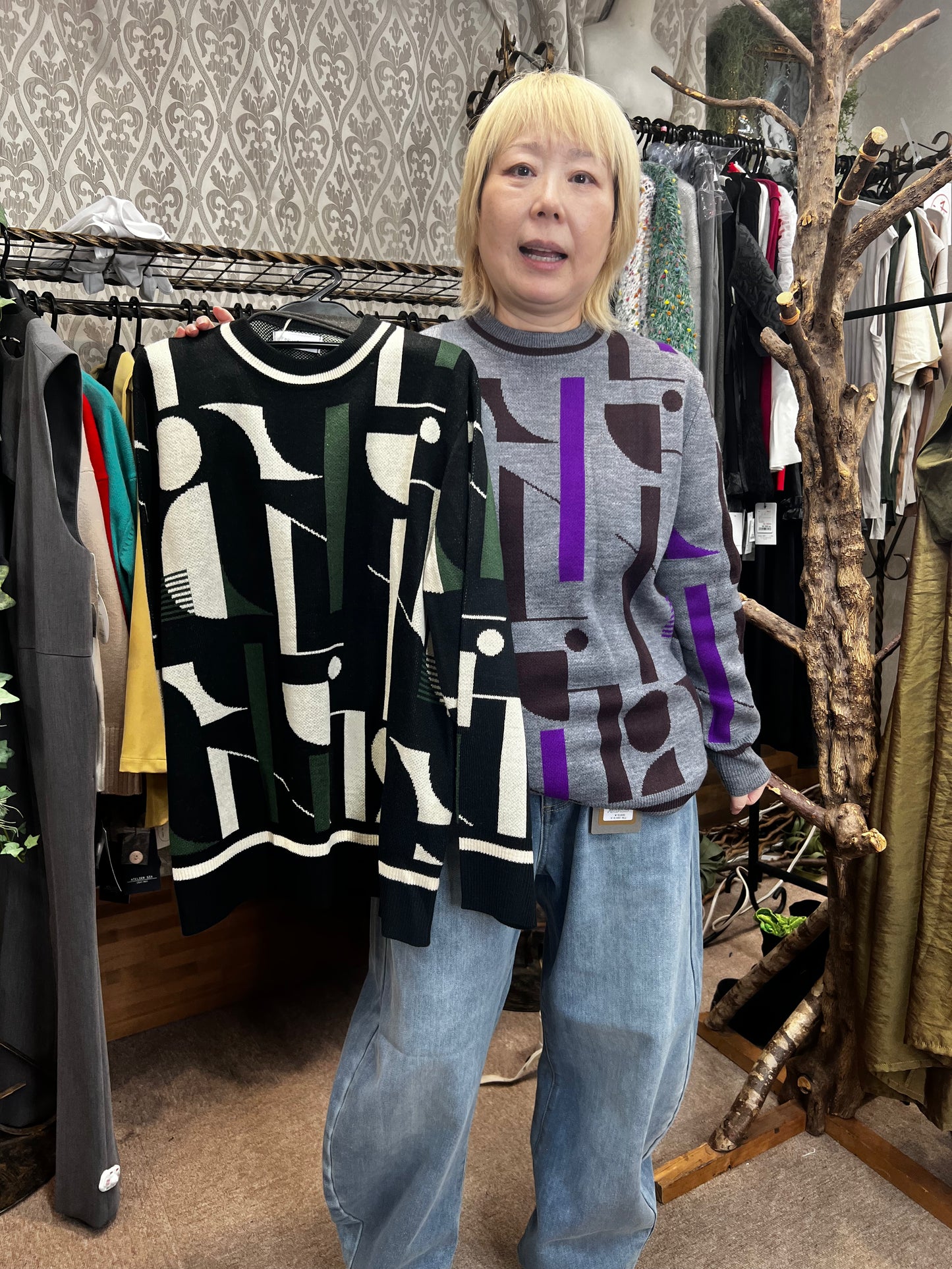 DOLLUPOOPSレトロJQニット