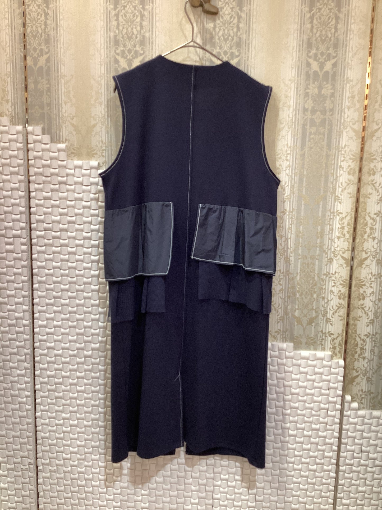◯TEVALT メッシュフリルジレ