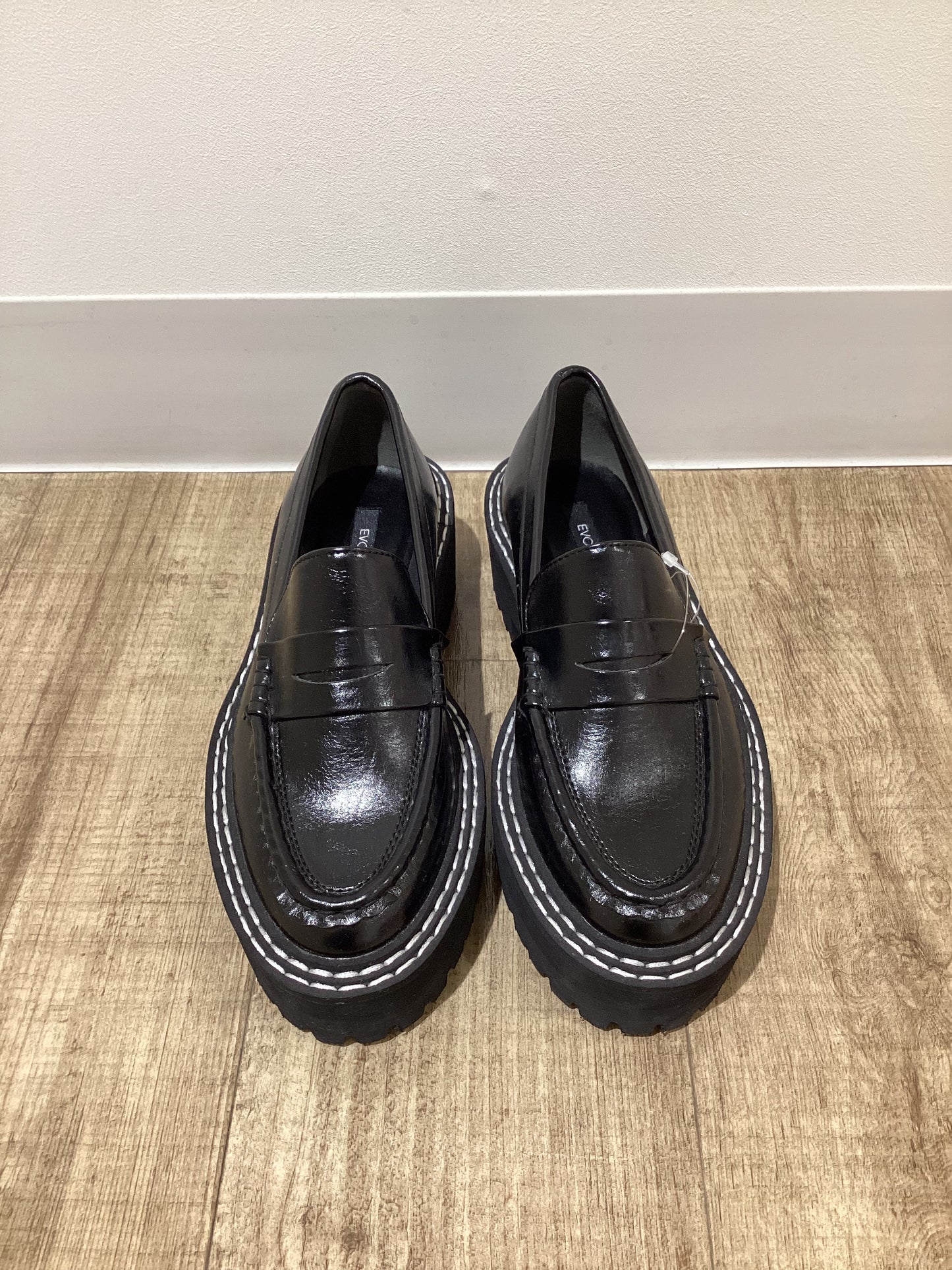 ◎ダブルステッチ厚底ローファー