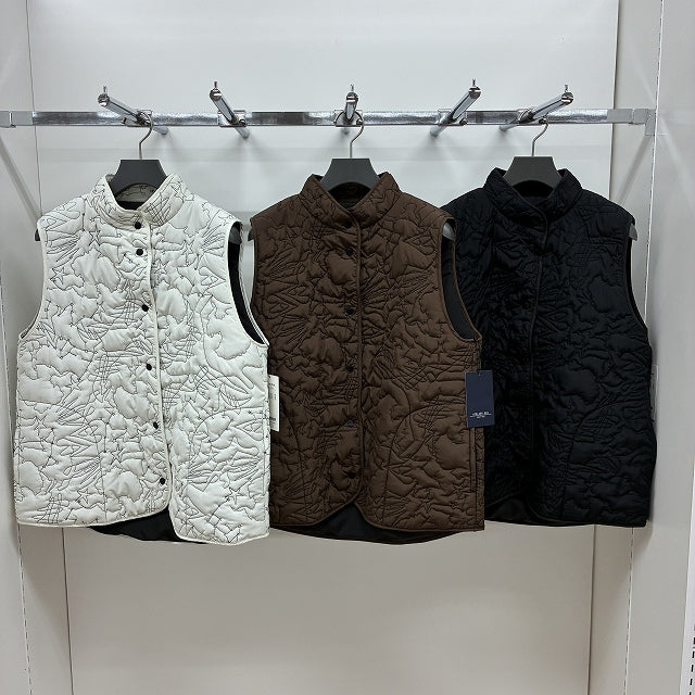 ATELIER SIXアート刺繍PADDEDベスト