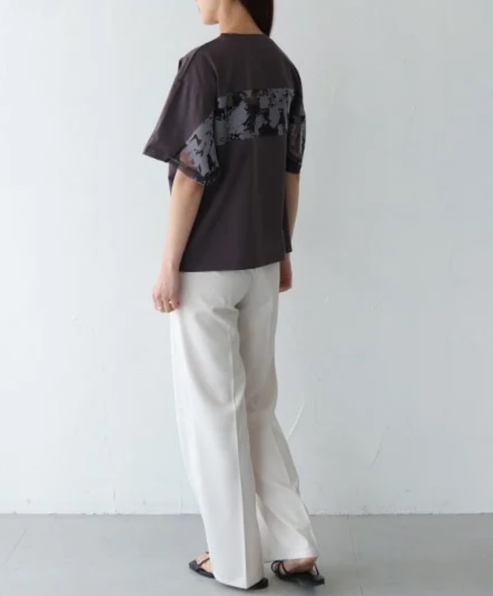 ドライタッチ シアー切替Tシャツ