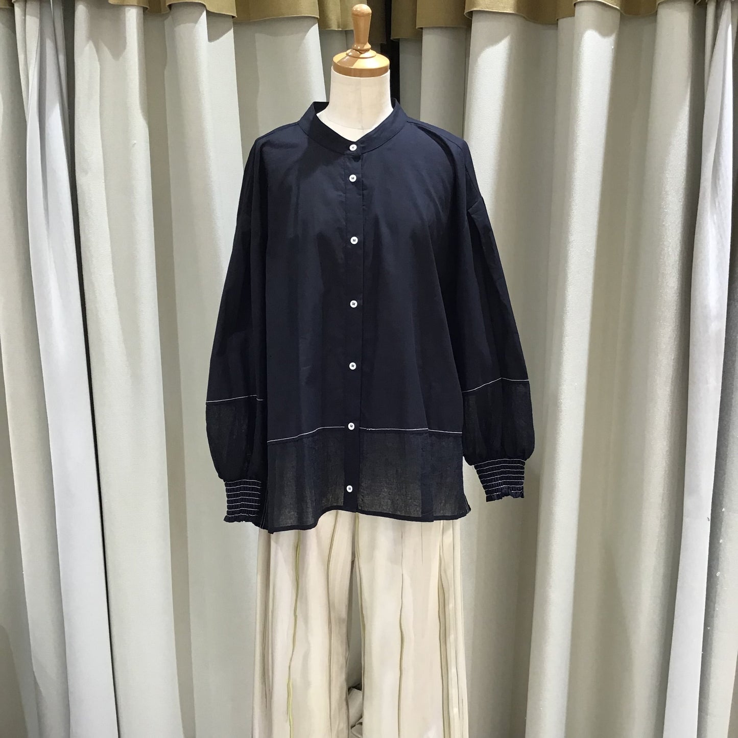 ◎Eimee Law バックシャーリングシアーヘムBL